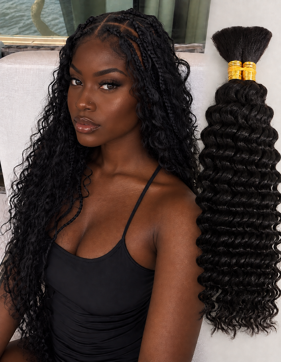 Bulk Human Hair Deep Wave