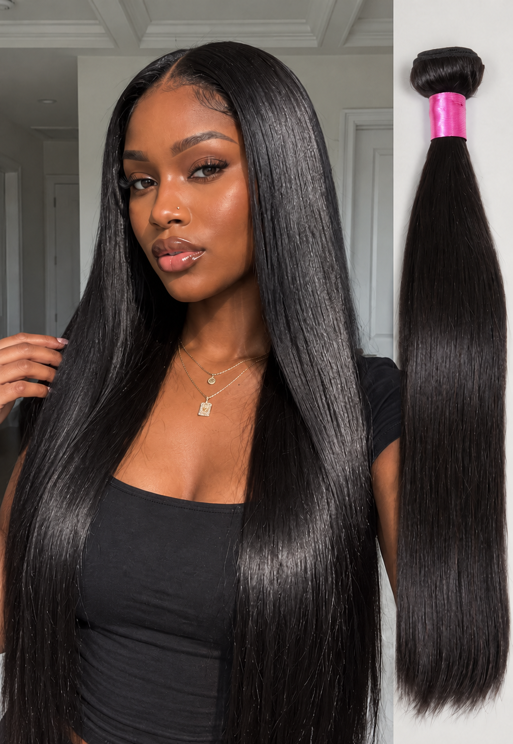 Luxe Straight Human Hair Bundle