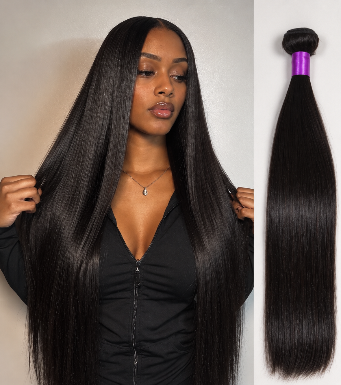 Silky Straight Human Hair Bundles