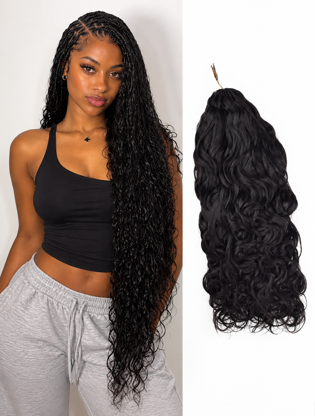 Crochet Human Hair Water Wave