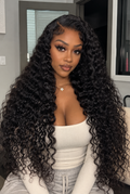 Deep Wave 13x4 Lace Front Human Hair Wig